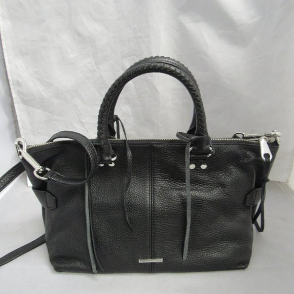 Rebecca Minkoff Moto Satchel Tote, Black NWT - Picture 4 of 8